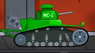 NEW TANKS Tank Battle War 2d vs Boss #1 Tank MS-1 in the forest on Cars Kid