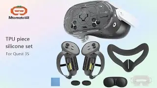 for Meta Quest 3S 7-Piece Silicone VR Protective Case Set