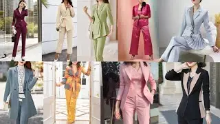 Winter Special Brocade Fabric Coat Pant set Design Ideas for Girls 2025 | latest pant coats design😀