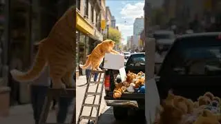 AI Cartoon Adventure: Clever Fluffy Cat Saves the Day with Dolls! 🐾 | Heartwarming Family Story
