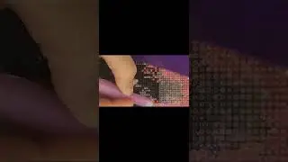 Creating Stunning Purple Bead Art ✨  Full video:  