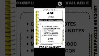 How to pass ASF test 2025| notes for ASF test 2025