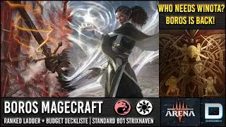 BOROS MAGECRAFT - AGGRO + SHOWDOWN + EMBERCLEAVE = LIEBE | MTG ARENA Strixhaven Standard Bo1