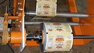 Winder Rewinder Attached With Automatic Batch Coading Machine 