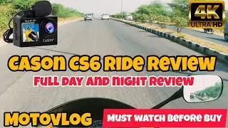 Motovlog with Cason Cs6| Full Review Pros and Cons | Watch Before  Buy #cason #Shotoncason