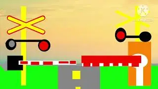Railroad crossing Indonesia 