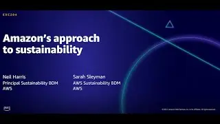 Саммит AWS AMER в августе 2021 г.: подход Amazon к устойчивому развитию