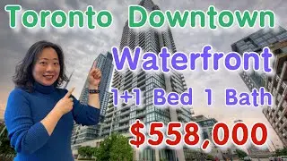 Toronto Downtown Condo in Waterfront Area, 1+1 Bed 1 Bath Calling for $558,000!