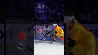That Time Trevor Zegras Blew Our Minds With A Blindfolded Dodgeball Goal 🤯