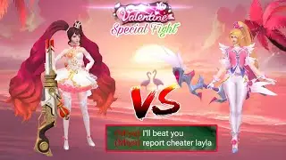 LAYLA DESTROY MIYA in VALENTINE's SPECIAL FIGHT! 💔🔥 (Miya Reported?! 😂) - MLBB