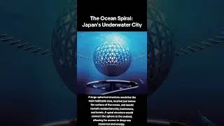 The Ocean Spiral: Japan's Underwater City #shorts