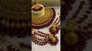 So Elegant Beautiful Bridal Jewellery Set 💞👸#shorts#viral  #bridaljewellery #aroosajewellery