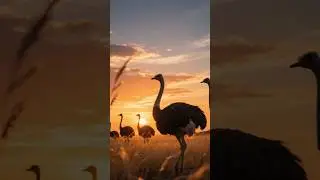 👀 Ostrich Eyes Are Bigger Than Their Brain! #shorts #viralshorts #ostrich #birds #wildlife