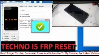 Tecno i5 and i3 Frp reset | 100% working☑️