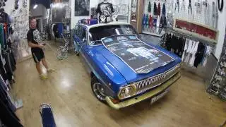 Volga Around Europe - Day 22 - Barcelona - DYD Lowrider Store - Interview