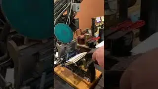 Printing an absurd letterpress cut from the Lewis Winter Collection