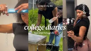 College Diaries Ep. 3: Healing Garden for Students, DIY CreaClip Hair Trim + Grad School Life Vlog