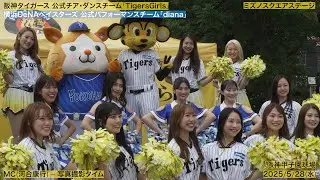 【(初コラボ) TigersGirls × diana】2025/5/28(水) ミズノスクエアステージ(阪神タイガース × 横浜DeNAベイスターズ) ダンス・パフォーマンス【4K60fps】