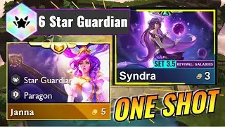 6 Star Guardian Janna & Syndra carry! | TFT SET 3.5 Gameplay
