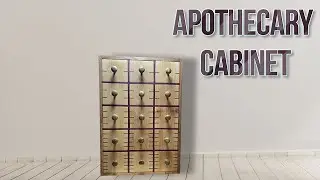 #23. Apothecary cabinet from reclaimed wood - cabinet d'apothicaire