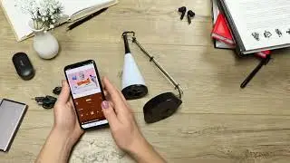 Декоративная светодиодная лампа cо звуком, Bluetooth и аккумулятором 1200mah