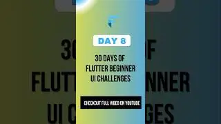Flutter UI Challenges (Demo) : Day 8 Creating  a Contact List Page  | 30 Days of Flutter