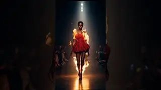Elemental Couture: Breathtaking Dresses Inspired by Nature&rsquo;s Power🤩#facts #model #runway #shorts #ai