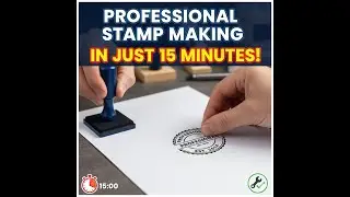 How to Make Custom Rubber Stamps at Home/Shop | Step-by-Step Tutorial (*STAMP*)03134248900