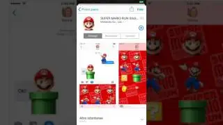 Super Mario Run Stickers sono disponibili sul App Store dedicato agli iMessage