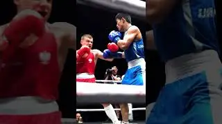 Javokhir Ummataliev cruises to a 5-0 win to secure a spot in the 80kg round of 16 🇺🇿