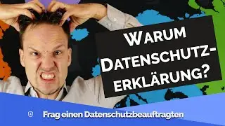 Warum JEDE Website eine #Datenschutzerkl&auml;rung ben&ouml;tigt? Zum letztes Mal! | #FDSB