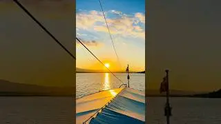 Golden Hour on the Water | Lake Thun #sunset #lakethun #howgreatisourgod