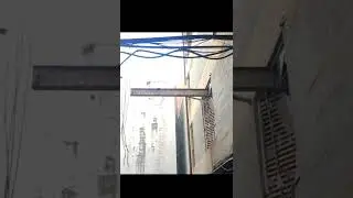 Roof jump through glass #stuntman #behindthescenes #makingmovies #stunts