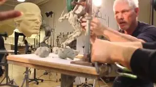 Real Human Sculpture by Richard MacDonald. Featuring Viktor Kee