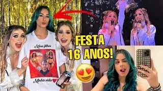 FESTA DE 16 ANOS DAS MINHAS FILHAS!! Nao esperava por isso....