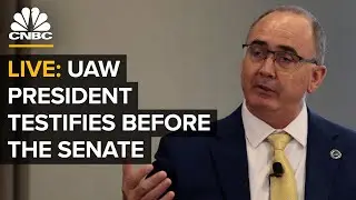 LIVE: UAW President Shawn Fain testifies at the Senate hearing on unions — 11/14/23