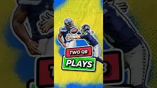 Why only use ONE QB when you can use TWO? 💡  #nfl #nflfootball #seahawks