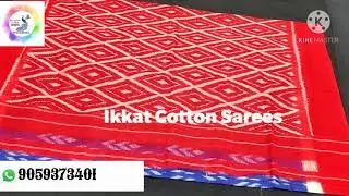 #IkkatCottonSarees #Ikkatcollecton        New collection of Ikkat Cotton Sarees|Weaving prices