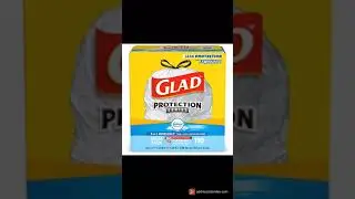 Glad Tall Kitchen Drawstring Trash Bags on Amazon ! OdorShield 13 Gallon White Trash Bag Febreze