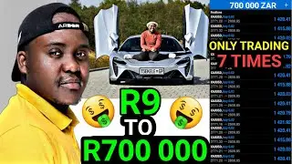 Gold (XAUUSD) Strategy That Turned a R9 into R700,000 Only Trading 7 Times | Dj Coach FBK