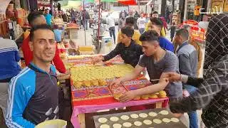 أجواء أول ايام  شهر رمضان المبارك من سوق خانيونس جنوب قطاع غزة