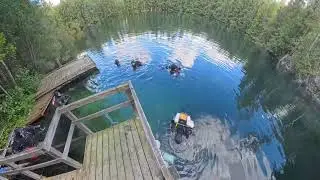 Diving at montola, surface clip