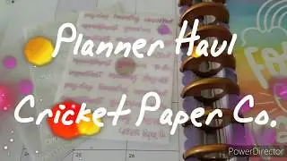 Planner Sticker Haul featuring Cricket Paper Co