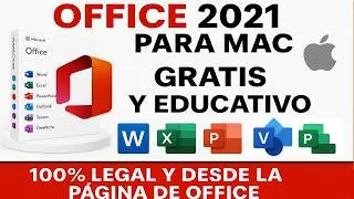 ✅DESCARGAR E INSTALAR OFFICE 2021 PARA MAC GRATIS 💻 | 100% LEGAL desde Microsoft (R&Aacute;PIDO y F&Aacute;CIL)