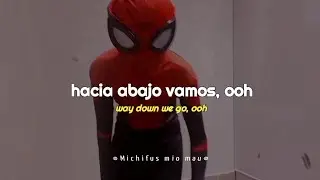 La canción de Spiderman bailando de tik tok - letra || way down se go || KALEO