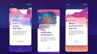 UI Design Livestream: Glassmorphism, Onboarding UI in Figma