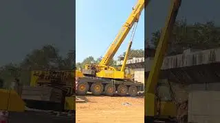 Girder Launching Work 👷🏻&zwj;♂️🏗️ #viral #civilengineering #girder #launching #machinery