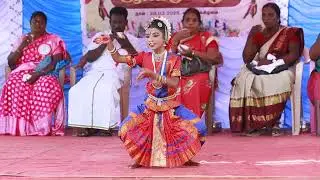 #மழை #திக்குகள்_எட்டும்_சிதறி பரதநாட்டியம் பாரதியார் தனிப்பாடல் ஆண்டு விழா 2024-25 PUMS T.PARANGANI