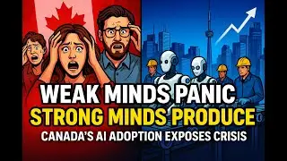 Weak Minds Panic, Strong Minds Produce &mdash; Canada&rsquo;s AI Adoption Exposes Crisis