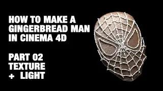 How to create a Gingerbread Texture and Light Setup in Cinema 4D and Redshift
